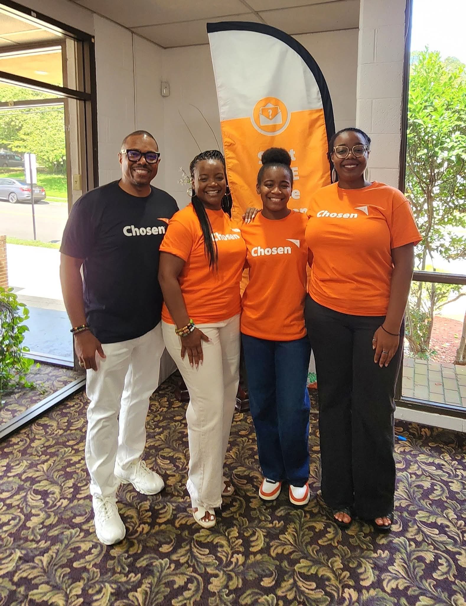 Pastor Harcum, First Lady Harcum, and their daughters.